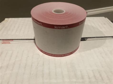 kmart receipt rolls.